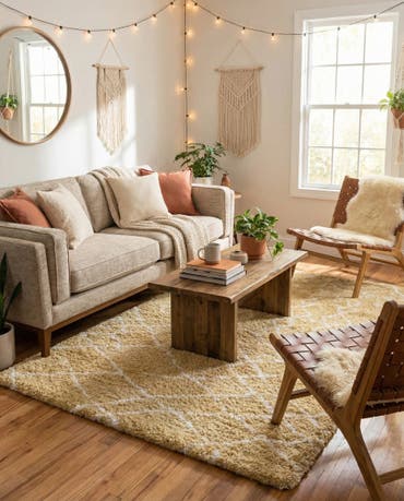  5' x 8' Moroccan Shag Rug