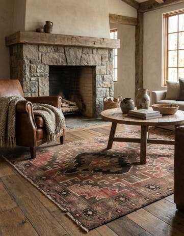 3' 5 x 6' 3 Hand Knotted Ultra Vintage Persian Wool Rug