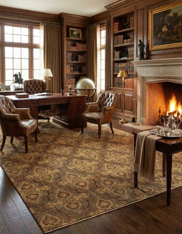 8' 11 x 11' 6 Ziegler Rug