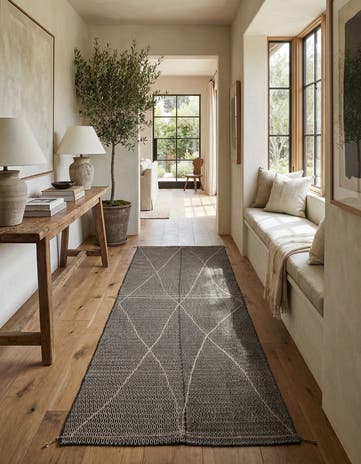 6' 6 x 14' 6 Hand Knotted Moroccan Wool Runner Rug