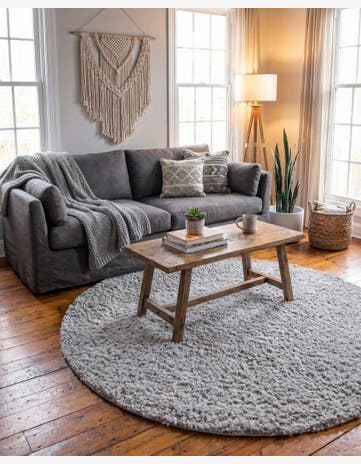 Sterling Zermatt Shag Round Rug