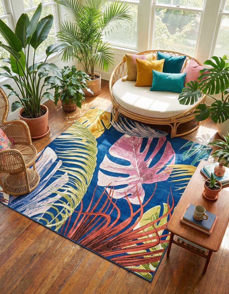 Detail image of 10' x 10' Blossom Square Rug