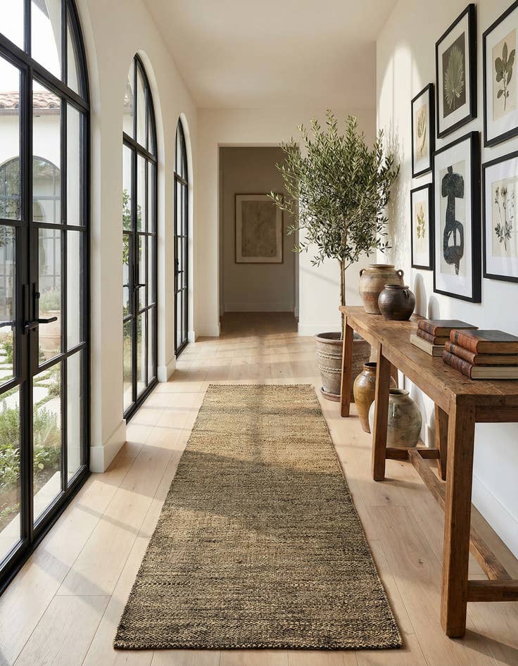 Detail image of 2' 5 x 7' 9 Juma Wool Runner Rug