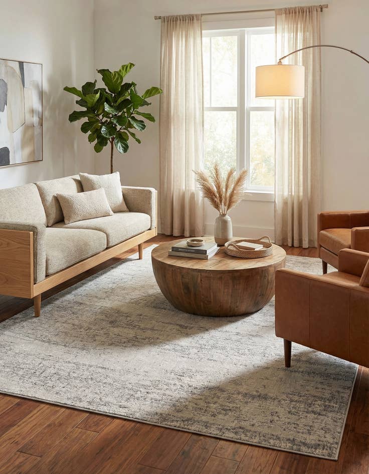 Detail image of 10' x 13' Easy-Clean Modern Indoor / Outdoor Rug