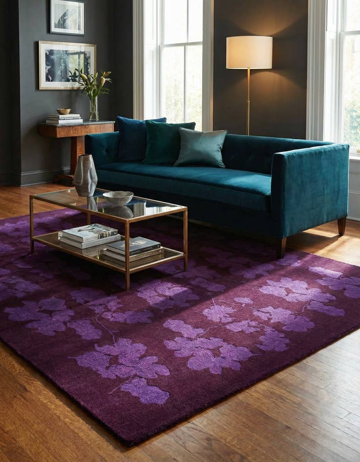 Detail image of 7' 5 x 9' 8 Hand Knotted Darya Oriental Rug