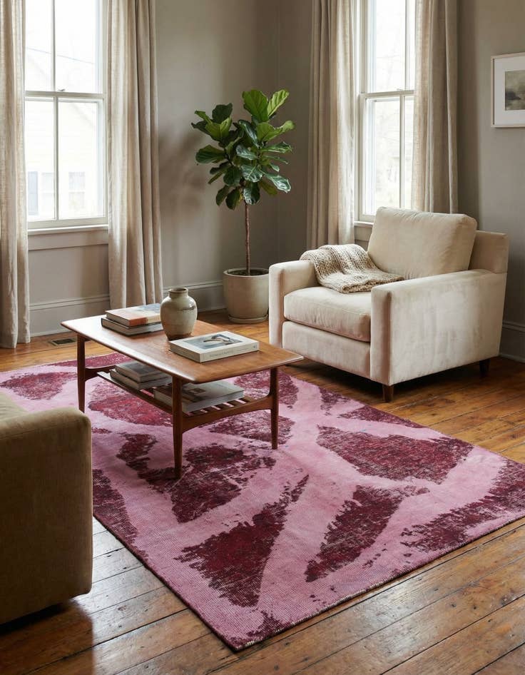 Detail image of 4' 3 x 8' 5  Hand Knotted Ultra Vintage Persian Wool Runner Rug