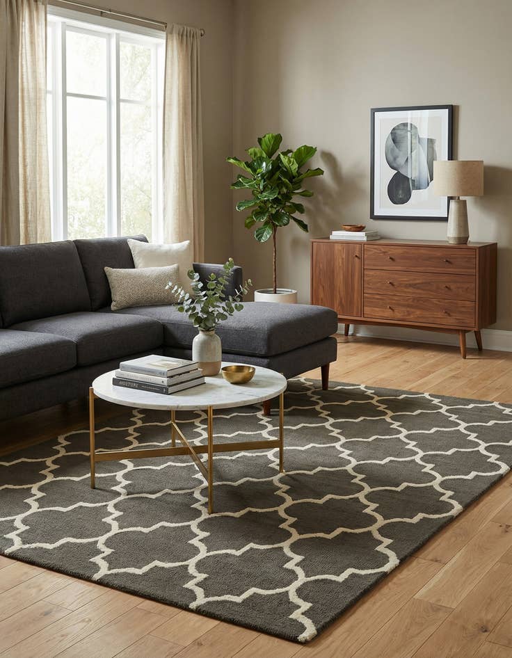 Detail image of 5' 1 x 8' 1 Luna Rug