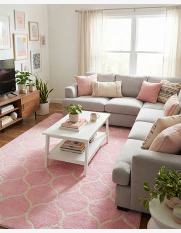 9' x 12' Trellis Frieze Rug