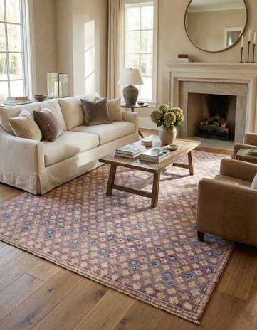 8' 10 x 11' 10 Hand Knotted Darya Wool Rug