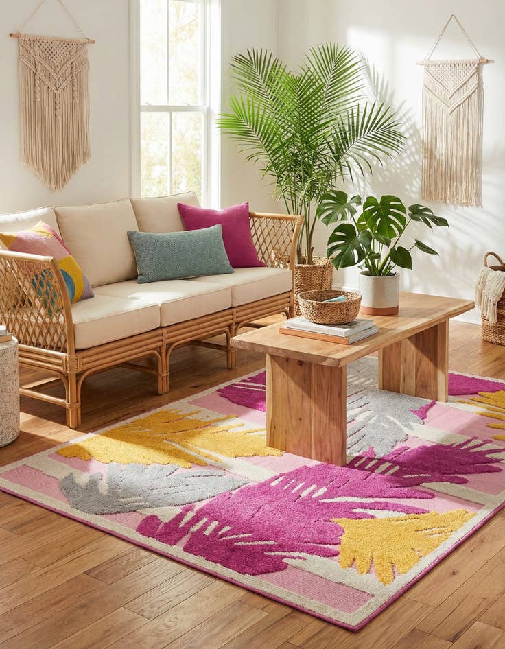 Detail image of 4' x 6' Easy-Clean Aruba Indoor / Outdoor Rug