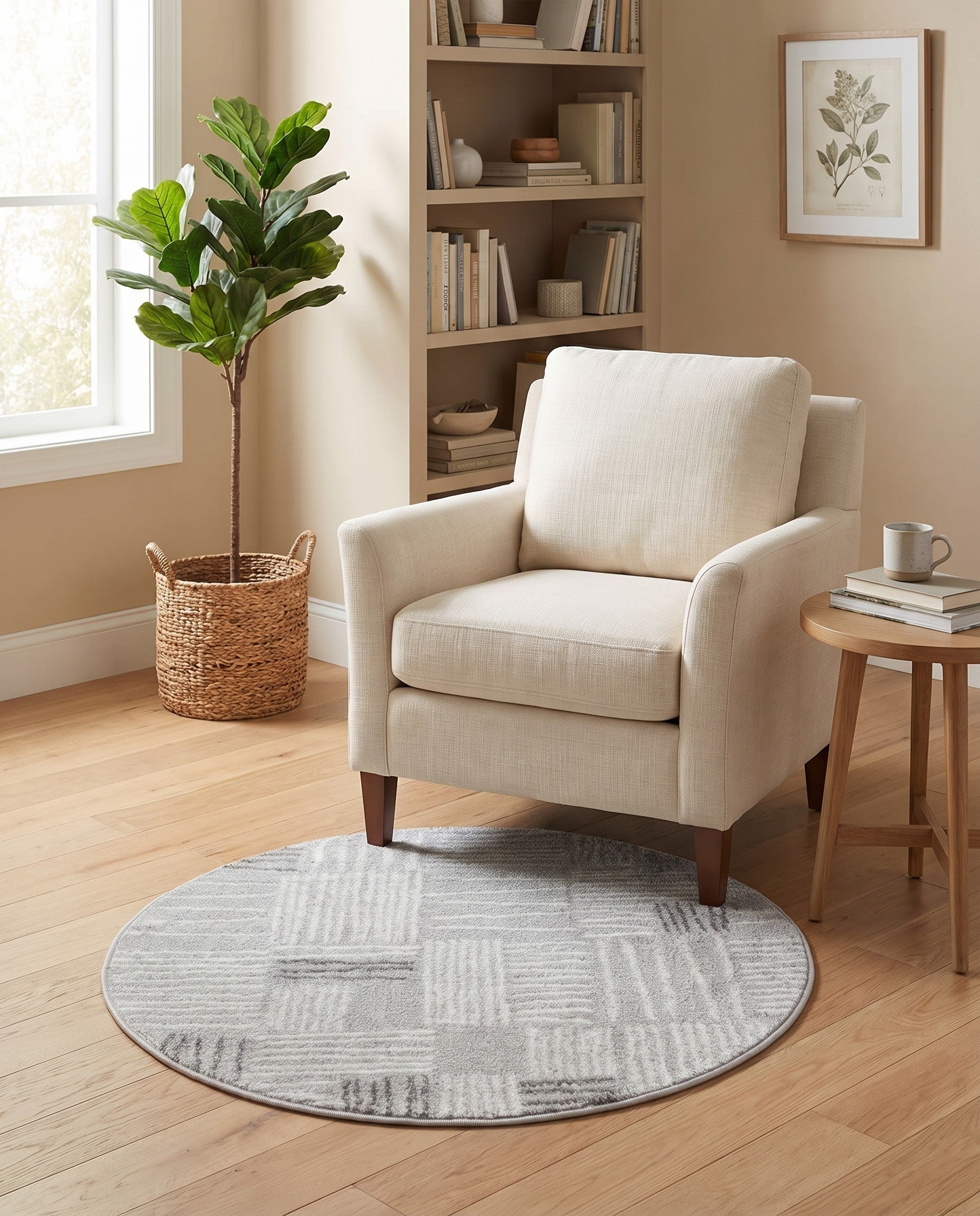 3' x 3' Hanahan Round Rug