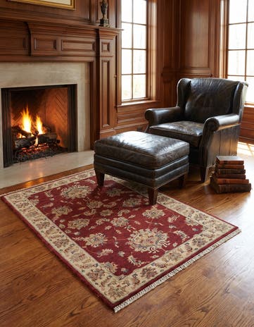 3' x 5' 1 Hand Knotted Ziegler Rug