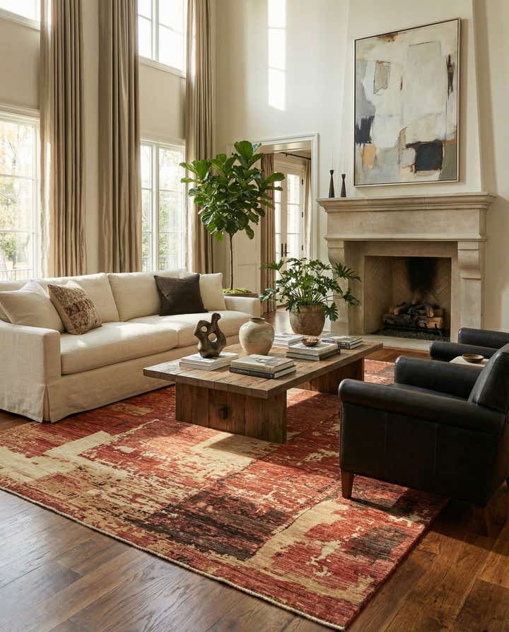 9' x 11' 3 Hand Knotted Darya Rug