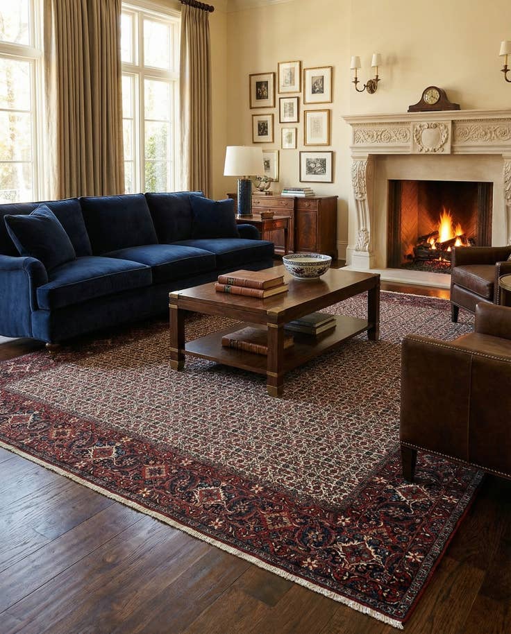 Detail image of 8' 5 x 11' 1 Bidjar Wool Rug