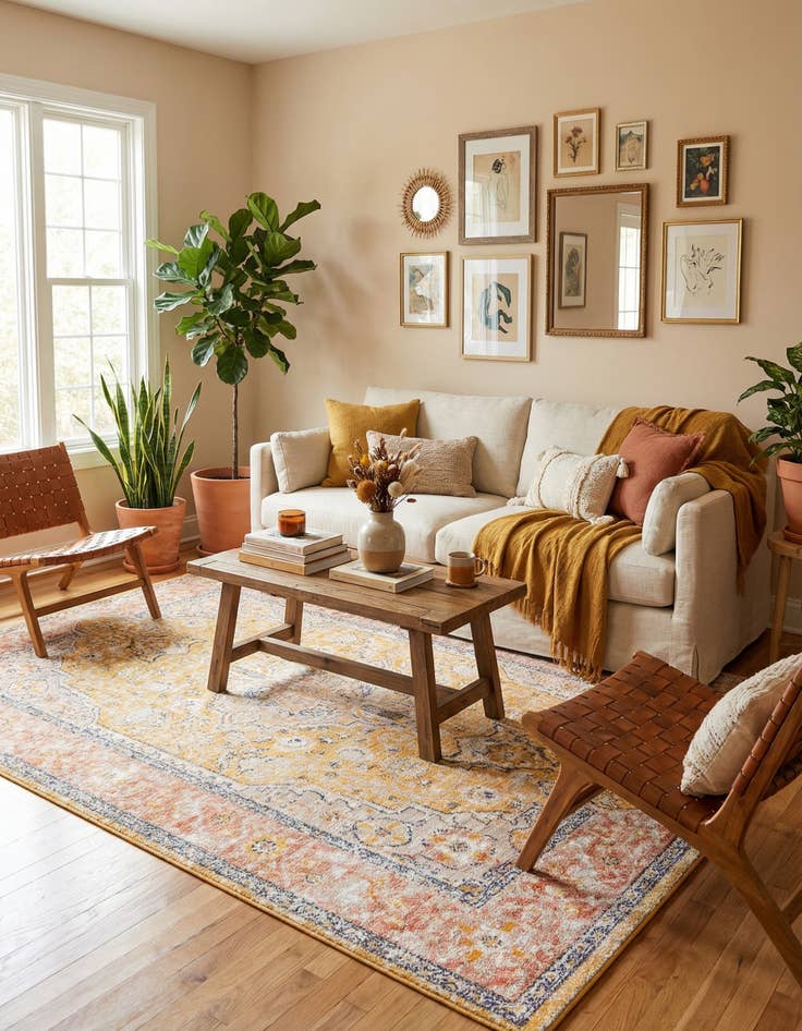 Detail image of 5' 3 x 8' Lola Rug