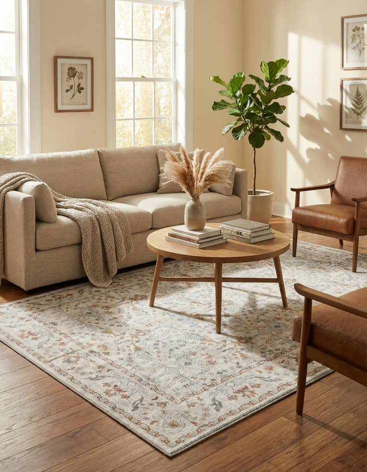 Detail image of  4' 1 x 6' 1 Timeless Rug