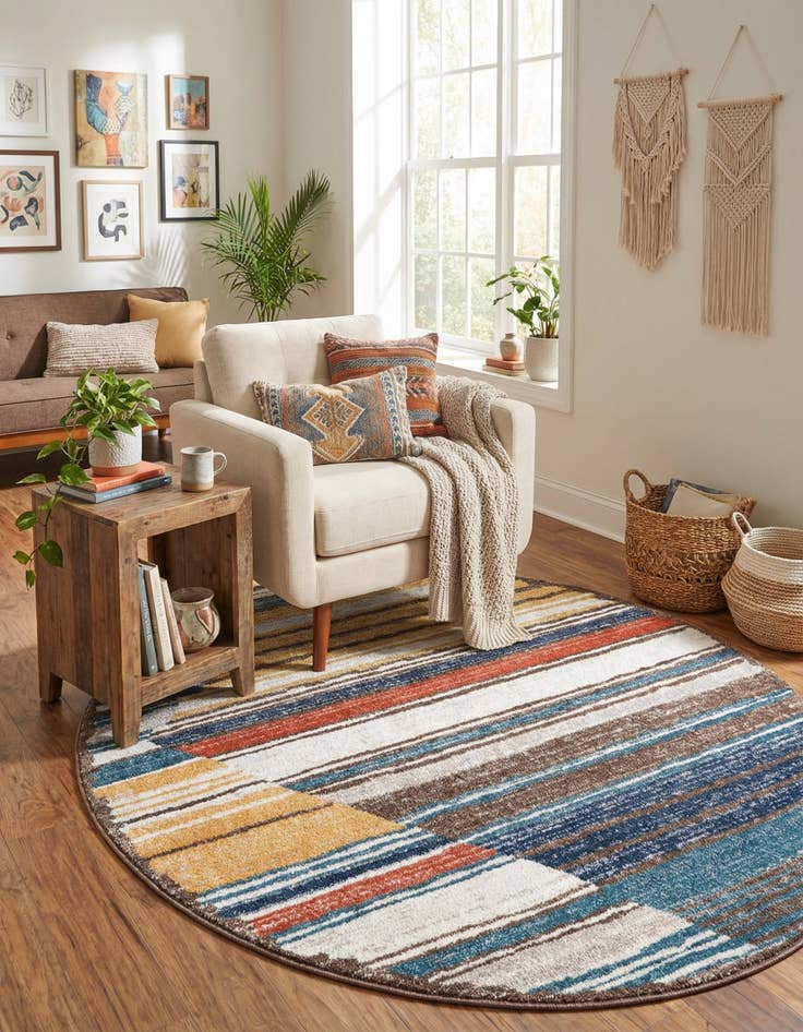 Detail image of 7' x 7' Aramis Round Rug