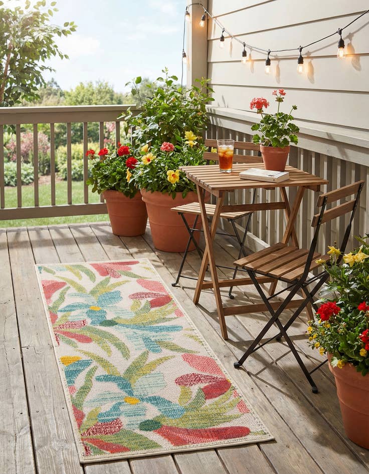 Detail image of 2' x 5'  Washable Casablanca Indoor / Outdoor Runner Rug