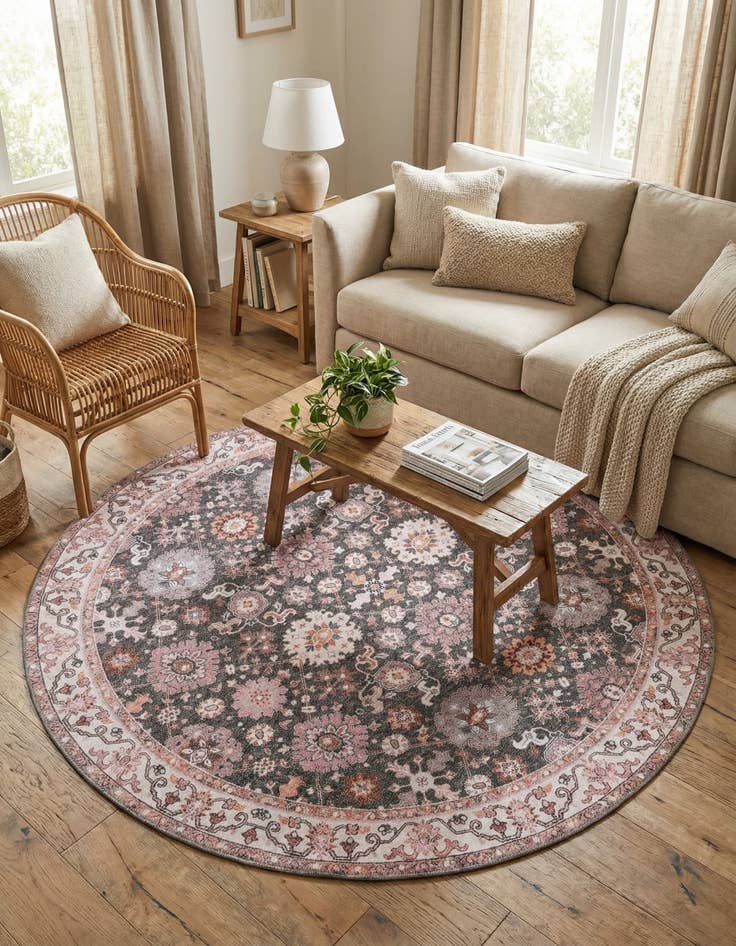 Detail image of 7' 10 x 7' 10 Timeless Round Rug