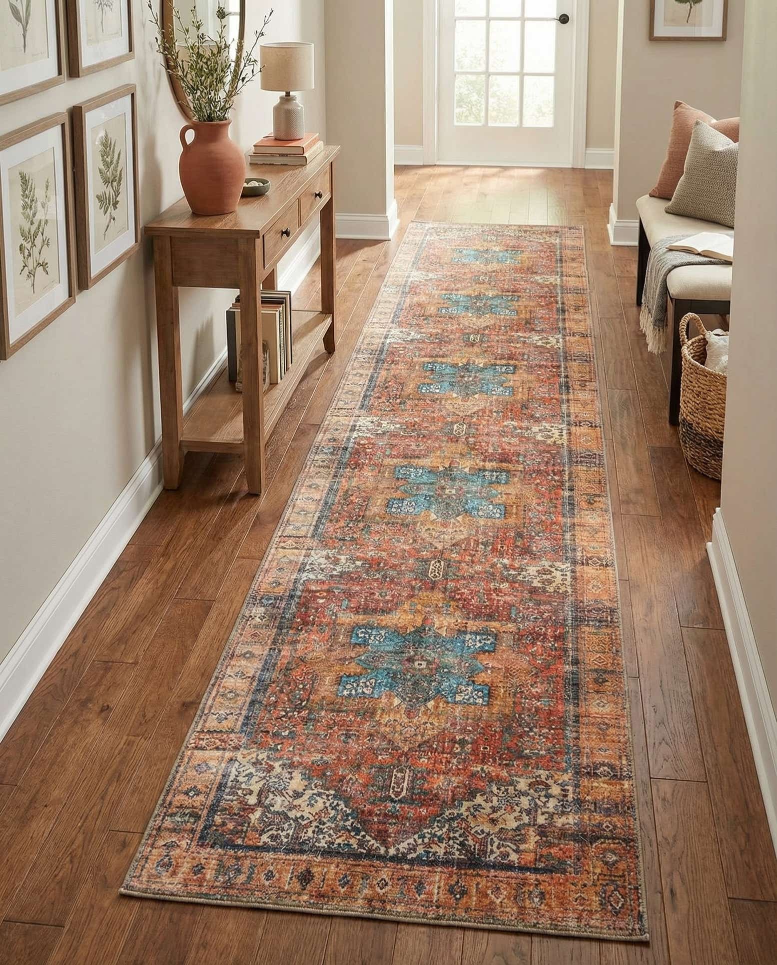2' 6 x 19' 8 Washable Timeless Runner Rug