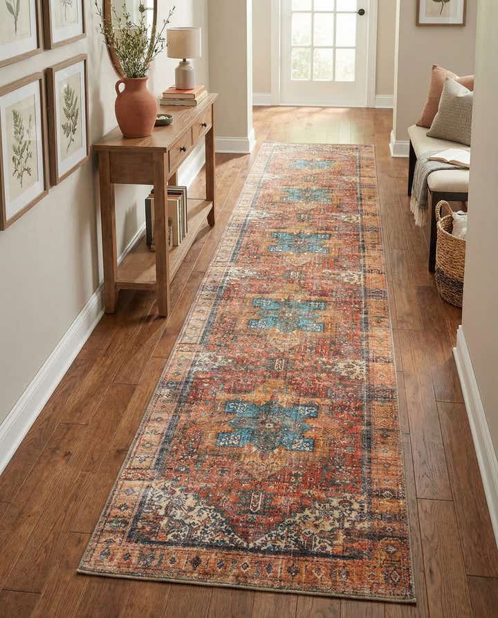 2' 6 x 19' 8 Washable Timeless Runner Rug