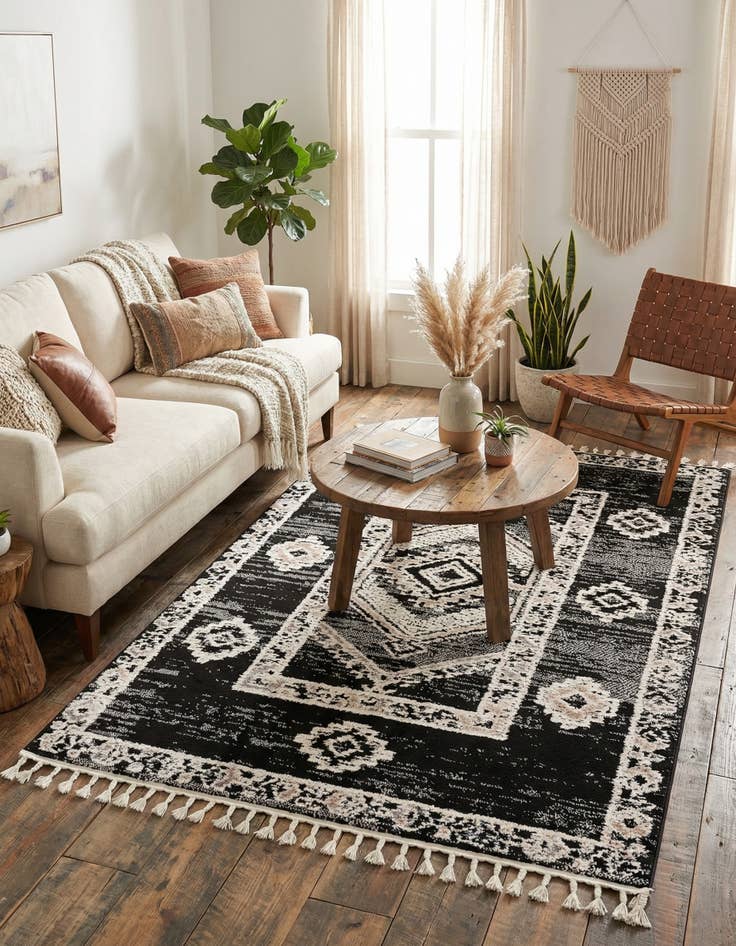 Detail image of  5' 3 x 8' Cherokee Rug