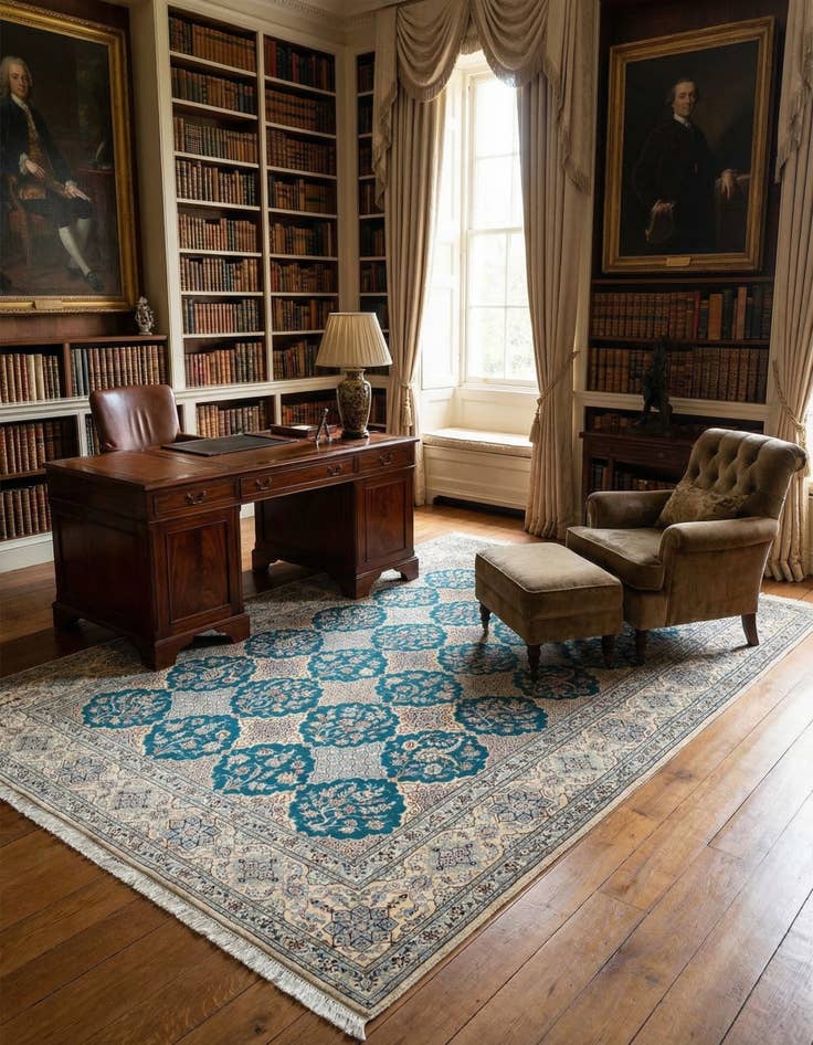 Detail image of 6' 7 x 9' 7 Nain Rug