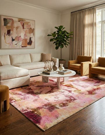 8' 10 x 11' 7 Hand Knotted Ultra Vintage Persian Wool Rug