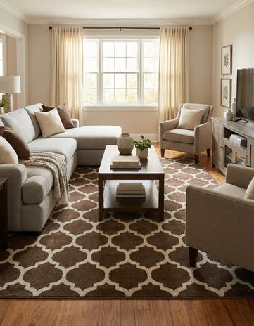 9' x 12' Lattice Rug