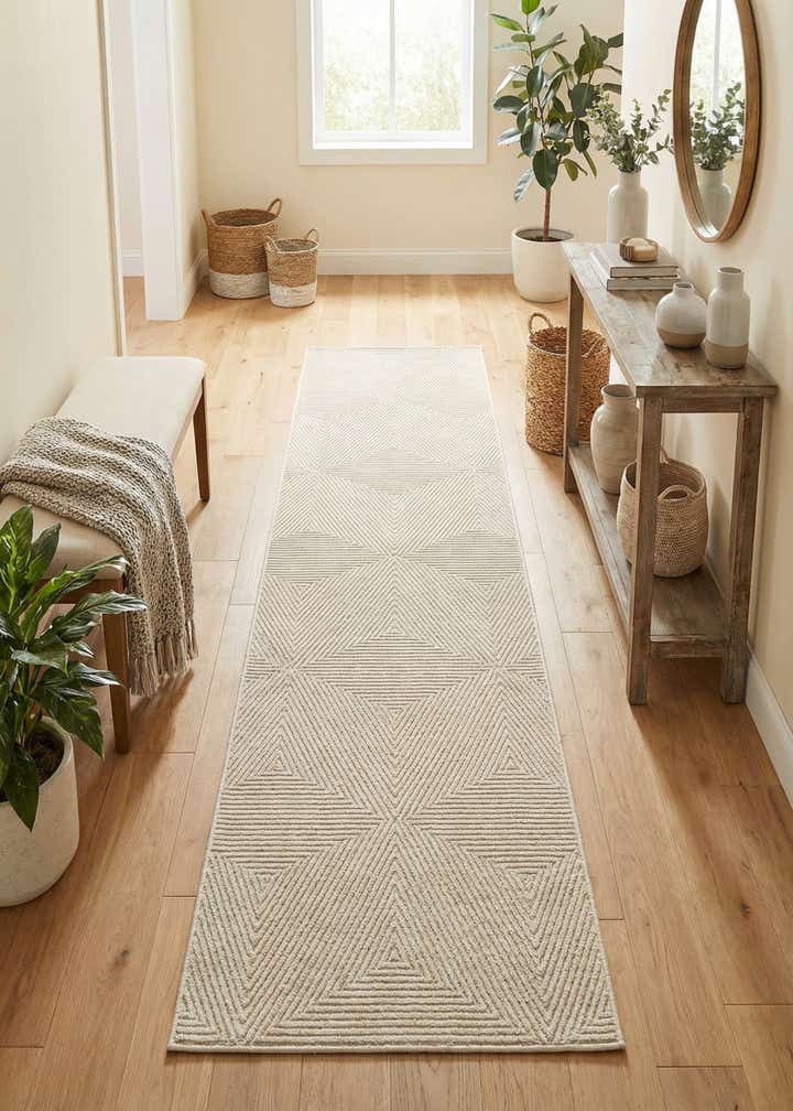 2' 7 x 12' Easy-Clean Sabrina Soto Indoor / Outdoor Runner Rug