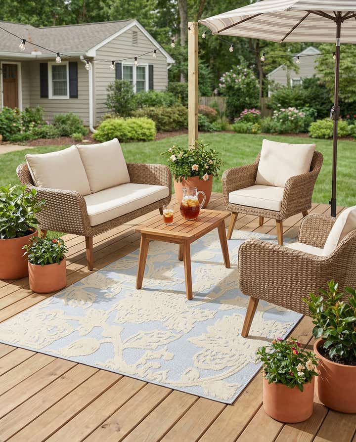 6' x 9' Easy-Clean Aruba Indoor / Outdoor Rug