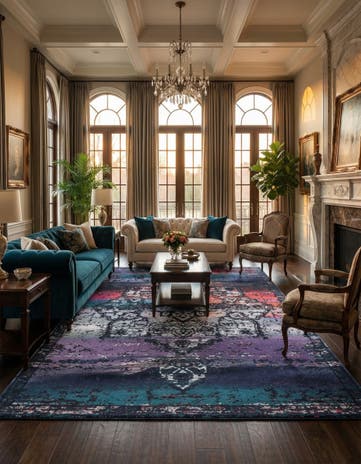 10' 6 x 14' Washable Francesca Rug