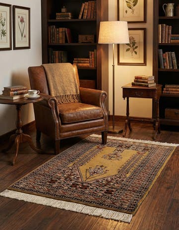 2' 8 x 4' 2 Hand Knotted Bokhara Wool Rug
