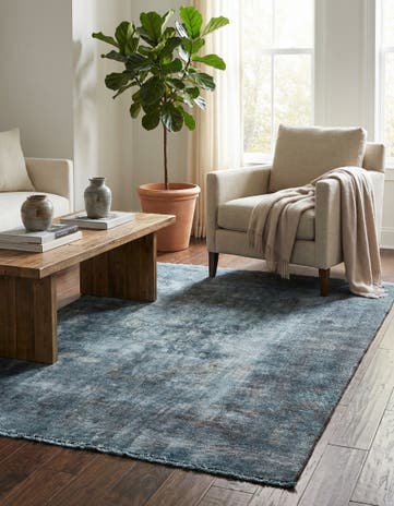 3' 10 x 6' Hand Knotted Ultra Vintage Persian Wool Rug