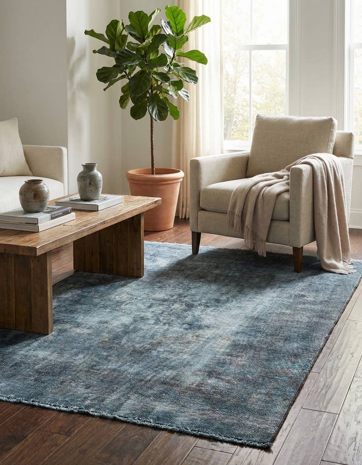 Detail image of 3' 10 x 6'  Hand Knotted Ultra Vintage Persian Wool Rug