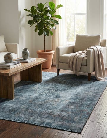 3' 10 x 6' Hand Knotted Ultra Vintage Persian Wool Rug