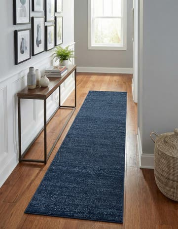 Navy Blue Loft Runner Rug