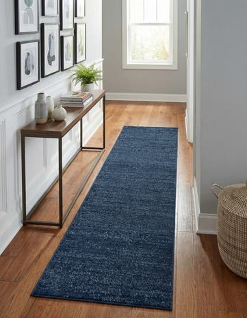 Navy Blue Loft Runner Rug