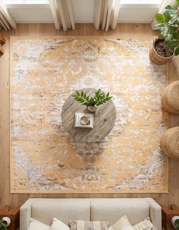Yellow Highbury Square Rug