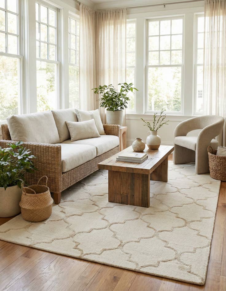 Detail image of 5' 1 x 7' 6 Luna Rug