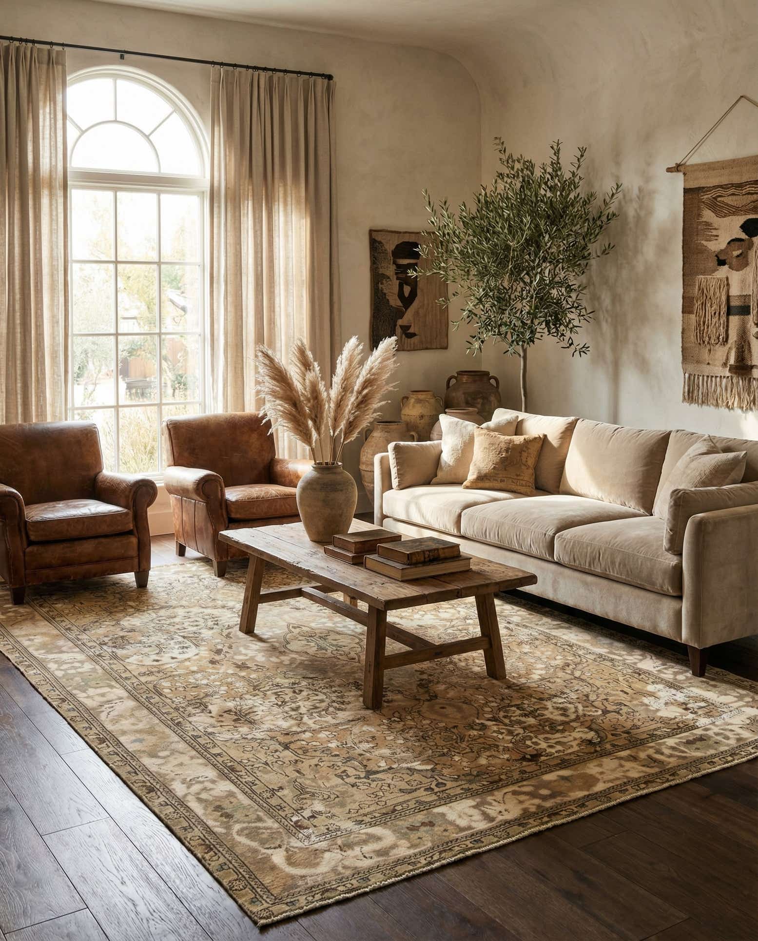 6' 6 x 9' 10 Hand Knotted Vintage Royal Persian Wool Rug