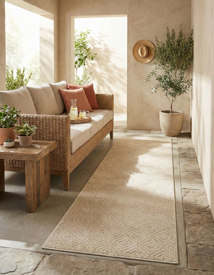 2' 7 x 10' Easy-Clean Sabrina Soto Indoor / O...