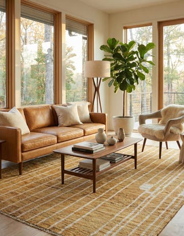 5' 11 x 7' 1 Hand Knotted Darya Wool Rug