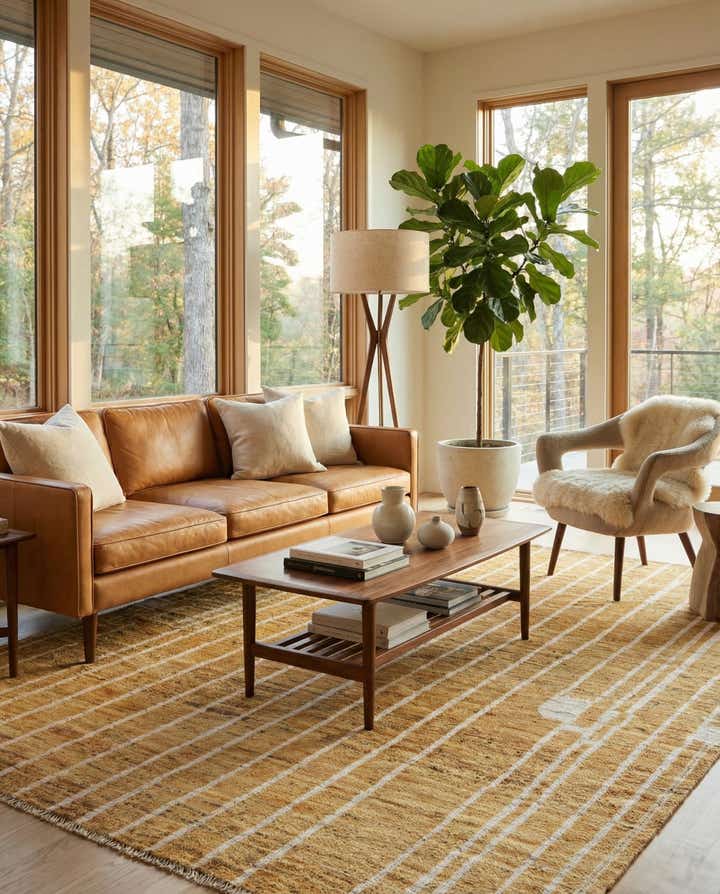 5' 11 x 7' 1 Hand Knotted Darya Wool Rug