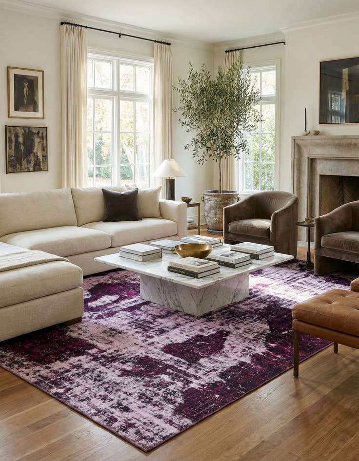 Detail image of 7' 8 x 11' 4  Hand Knotted Ultra Vintage Persian Wool Rug