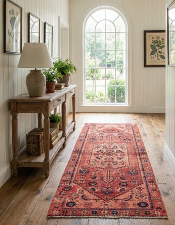 3' x 6' 4 Hand Knotted Ultra Vintage Persian Wool Runner Rug