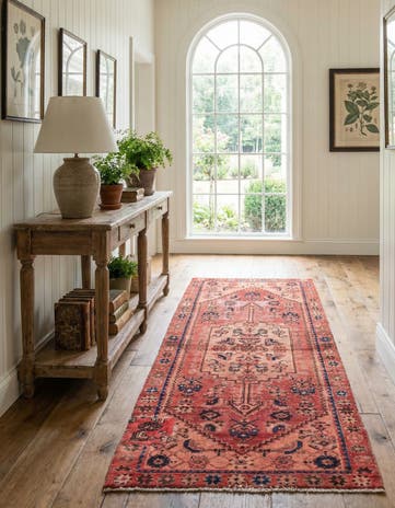 3' x 6' 4 Hand Knotted Ultra Vintage Persian Wool Runner Rug