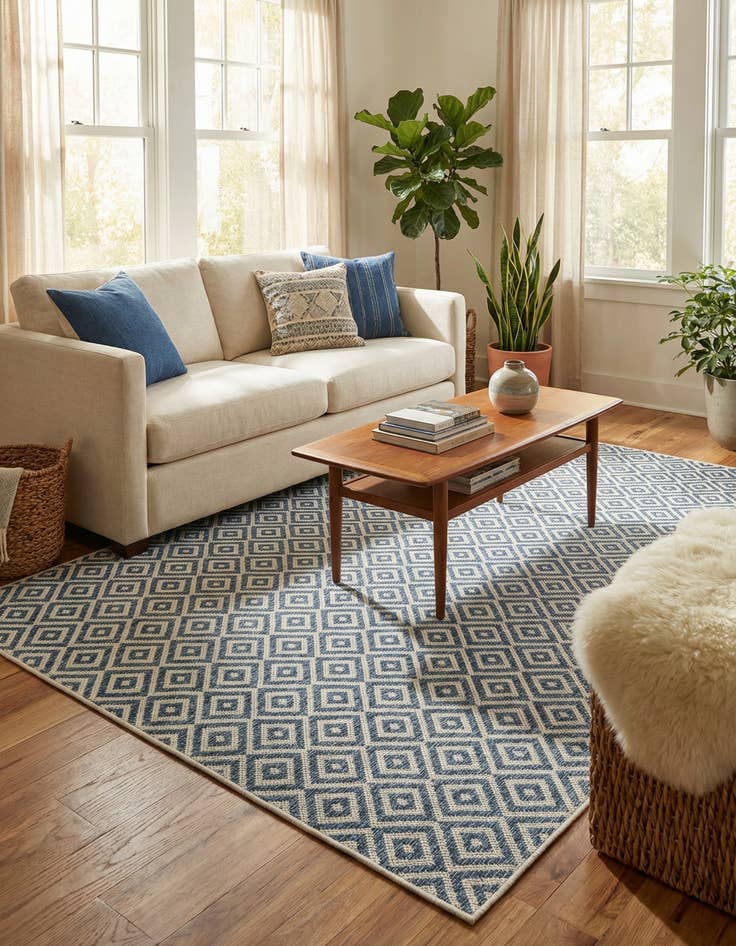 Detail image of 6' x 9' Easy-Clean Jill Zarin Costa Rica Indoor / Outdoor Rug