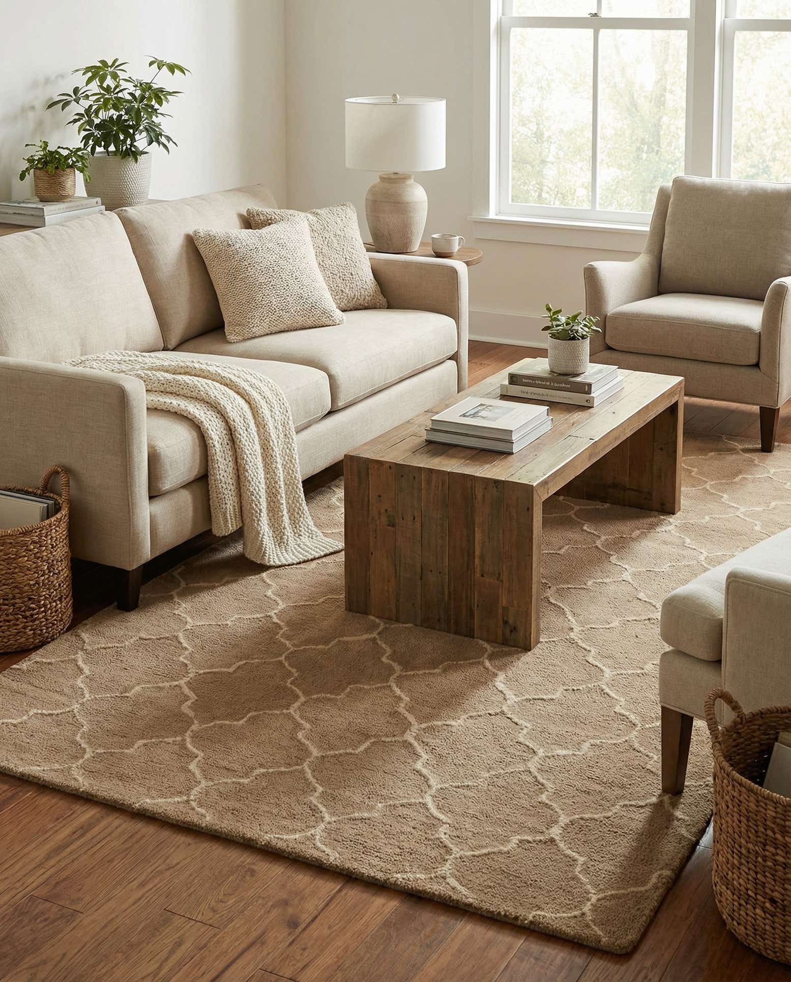 5' 1 x 8' Luna Wool Rug