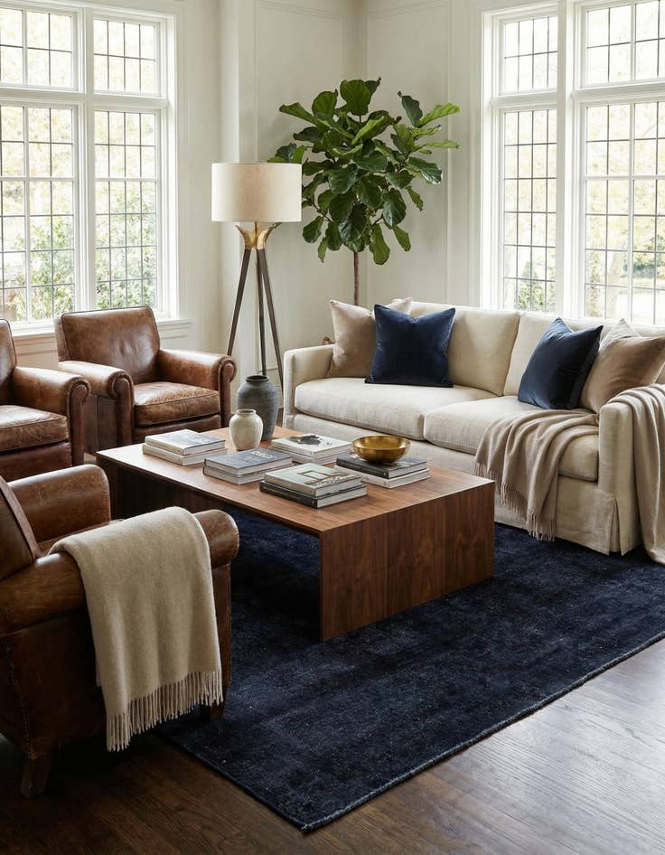 Detail image of 8' 1 x 10' 4  Hand Knotted Ultra Vintage Wool Rug